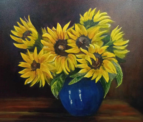 Tanya Celine Walker-Pot of Gold, Sunflowers