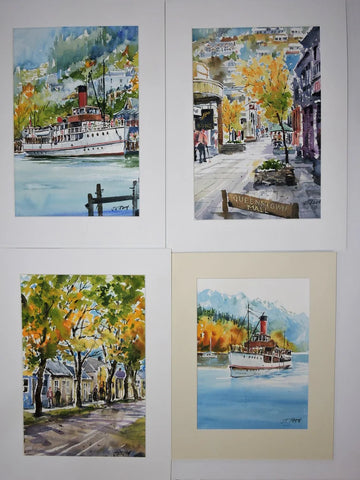 Keith Reed Queenstown and Arrowtown Watercolours