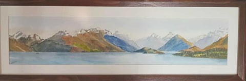 Rex Mills-Top of the Lake from Bennetts Bluff.Lake Wakatipu