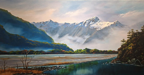 Ruth Reed. Haast River giclee print