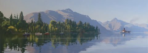Simon Williams- A Summer Morning in Queenstown.