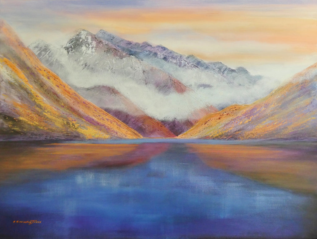 Clare Riddington-Jones "Sunrise over Lake Kirkpatrick"