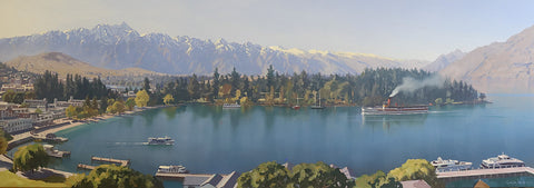 Simon Williams- TSS Earnslaw Arrival, Queenstown.