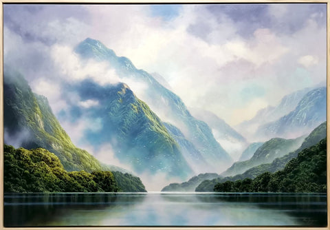Blair Greig-Touched by light, Lake Manapouri