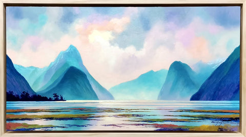 Blair Greig-Twilight approaches, Milford Sound