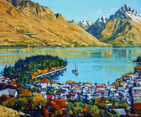 Bill Burke-View over Queenstown