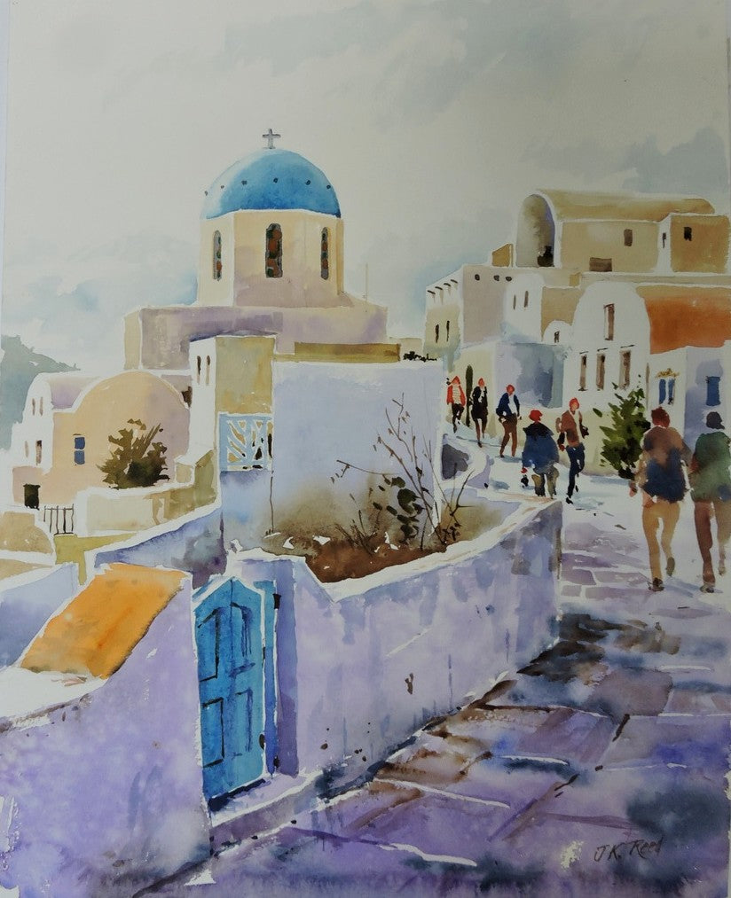 Keith Reed-Wandering around Santorini Greece