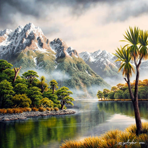 Dale Gallagher-Afternoon Light Fiordland.