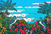 Miranda J Caird- At home in the garden print