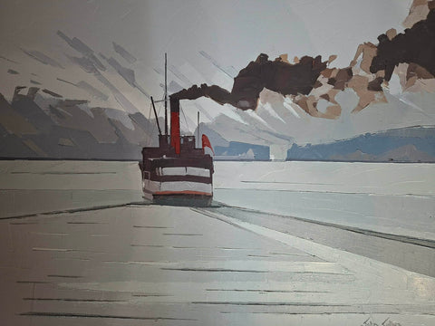 John Gillies-Evening sail, The Earnslaw