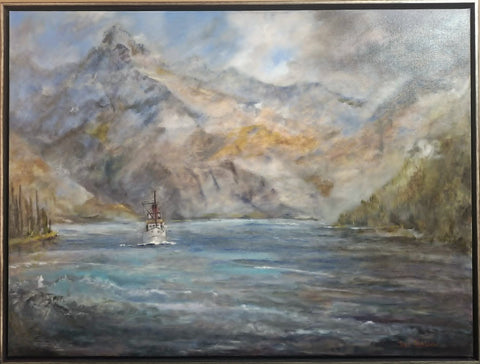 Tanya Celine Walker-T.S.S Earnslaw returning from Walter Peak Station #1