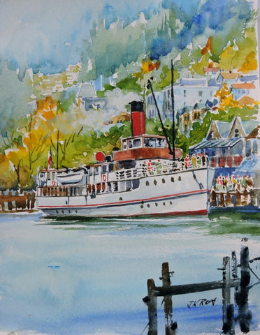 Keith Reed-Going for a boat ride. TSS Earnslaw on Lake Wakatipu.