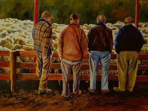 Kelvin McMillan-The Judges, Aylesbury Clearing Sale. LE, Signed Print