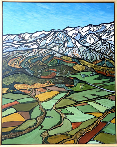 Miranda J Caird-"Overview" On the way to the Remarkables