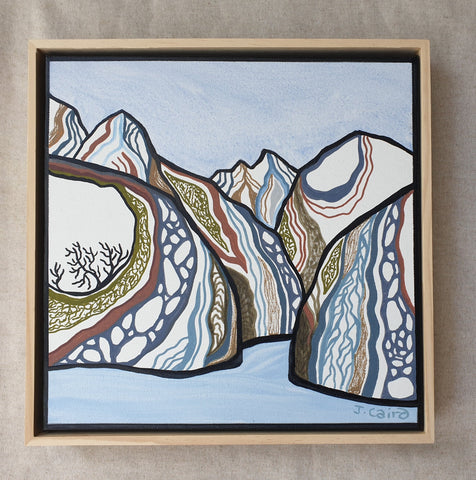 Miranda J Caird-Rain carved land