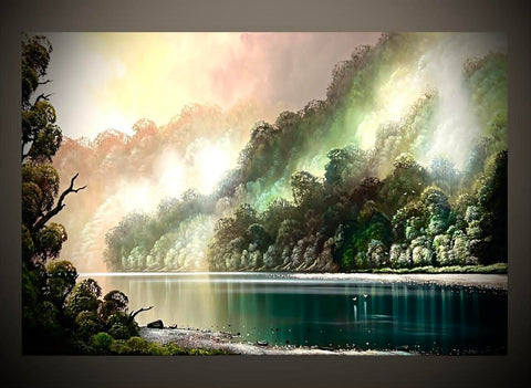 Richard Wilson- Rolling Mists Haast River.