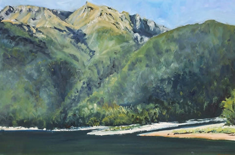 Debbie Lambert-Skippers Range from Lake McKerrow Hut.
