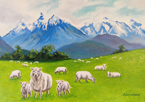 Annette Dickison-South Island Sheep 1