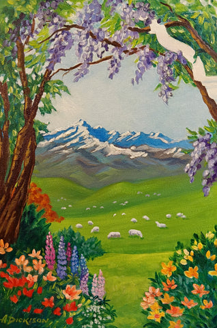 Annette Dickison-South Island Sheep 2