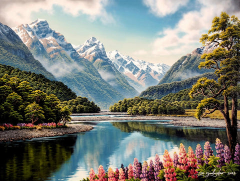 Dale Gallagher-Spring Bliss, Dart Valley Glenorchy.
