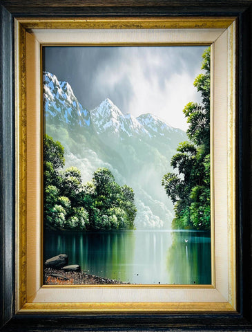 Richard Wilson-Spring lights, Fiordland.