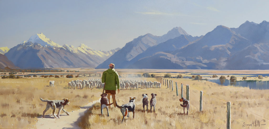 Simon William-Mt Cook Sheep Drove