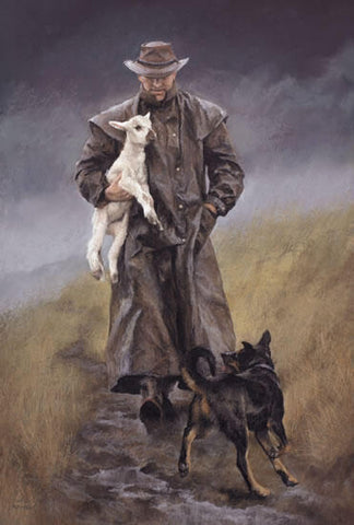 Julie Greig-The Good Shepherd-Boxed Print