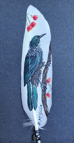 Beth McGill-Tui and Pohutukawa