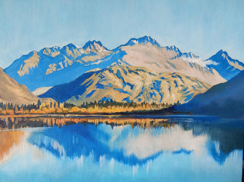 Annette Dickison- Lake Hayes and Cecil Peak.