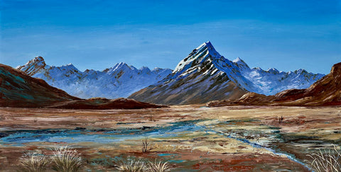 Ruth Reid-Aoraki Mt Cook Print