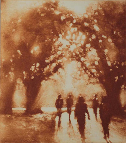 Philip Beadle-Autumn, Hagley Park, etching