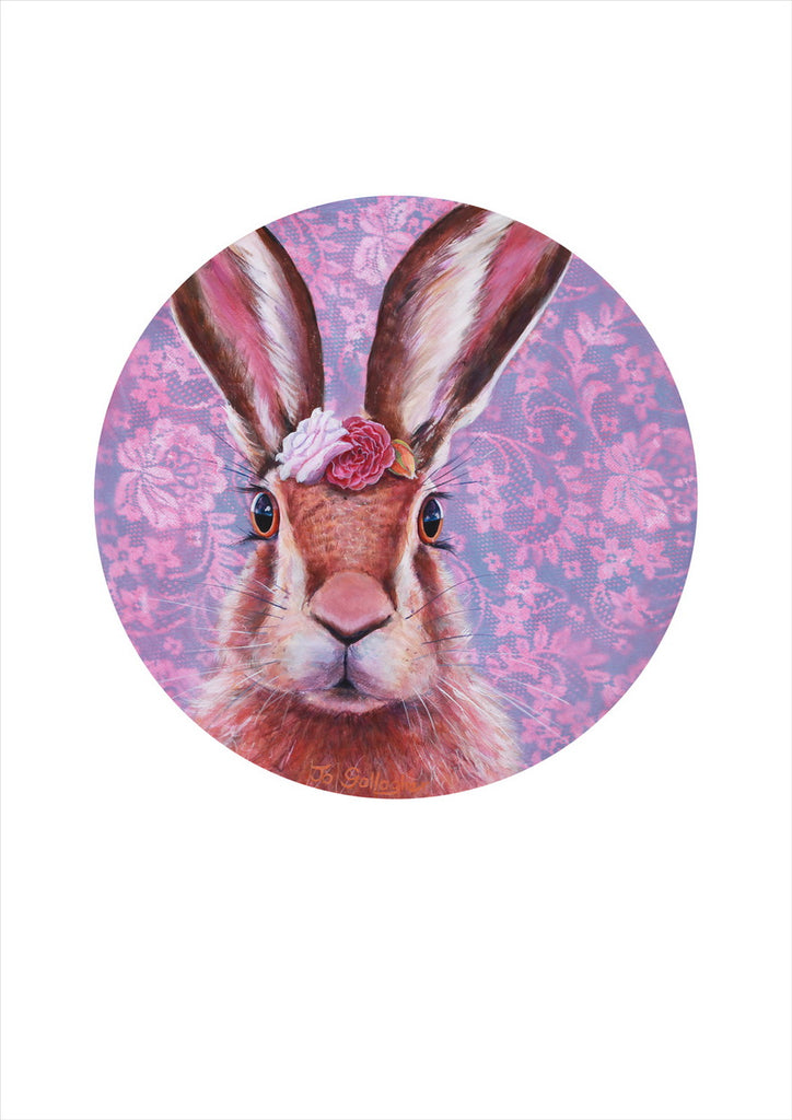 Jo Gallagher-Flowers in my Hare