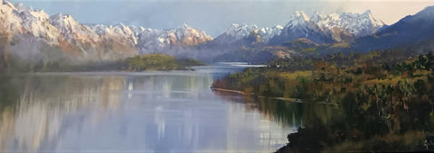 Graham Brinsley- From Bennetts Bluff with Lake Wakatipu