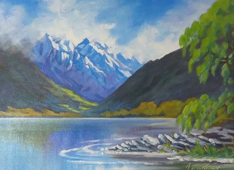 Annette Dickison-Looking towards the Rees Valley