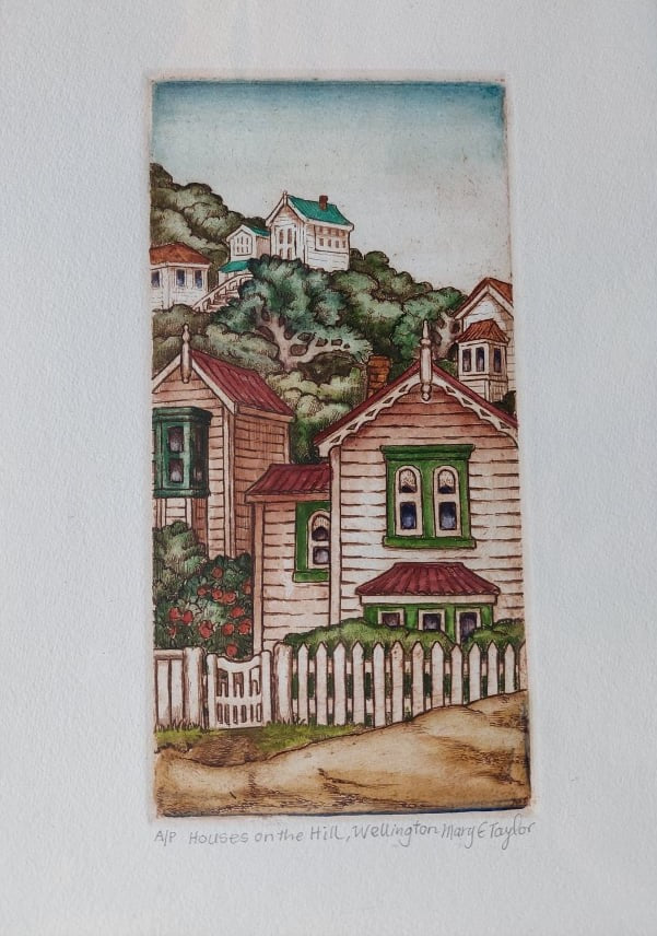 Mary Taylor- Houses on the Hill Wellington